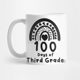 100 Days of Third Grade Rainbow Mug